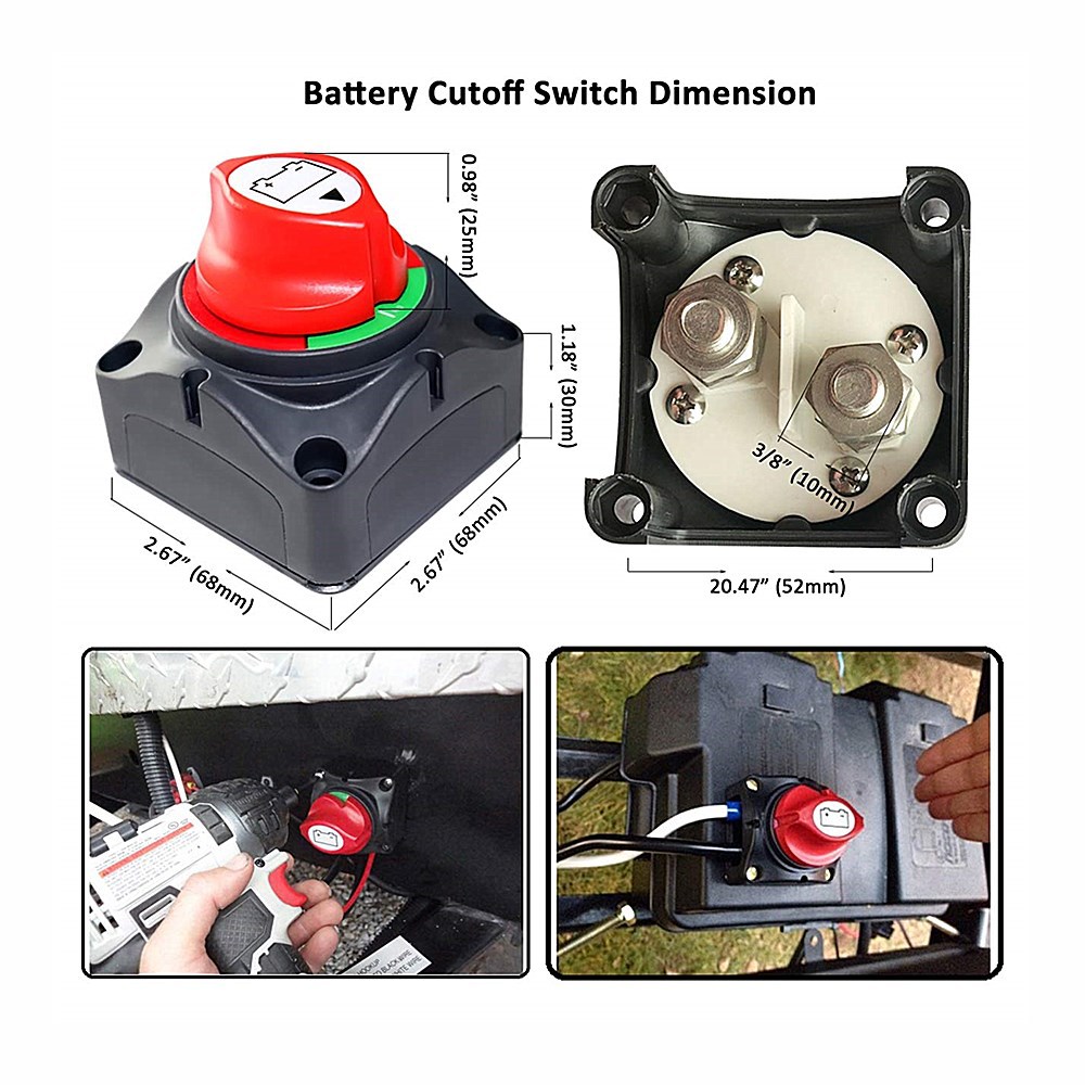 Yacht RV power switch battery power switch battery switch car modification switch breaker isolator
