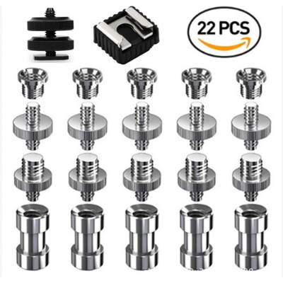 Special screw for camera inch 1/4-20 Turn 1/4 Turn 3/8 lamp holder screw slot quick-fit plate screw