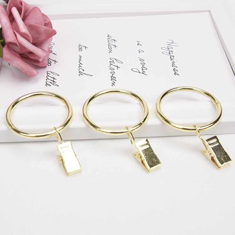 Factory Supply Curtain Hook Curtain Hook Curtain Accessories Curtain Clip Metal Buckle Curtain Ring Cross Border