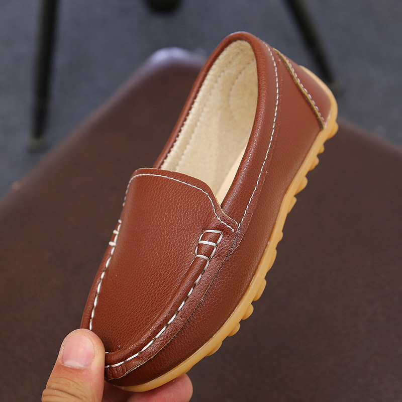 2850 factory straight hair foreign trade Amazon AliExpress black a generation of men's and women's children's casual Joker small leather shoes