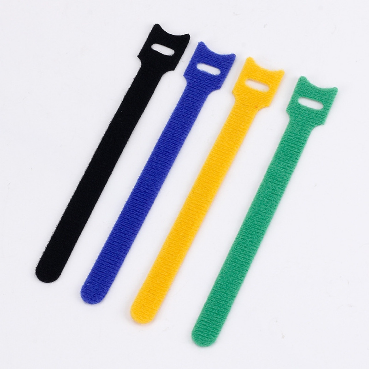 Back-to-back Self-adhesive Velcro Binding Cable Strap Cat Head T-shaped Storage Strap Hook Hair Organiser Velcro