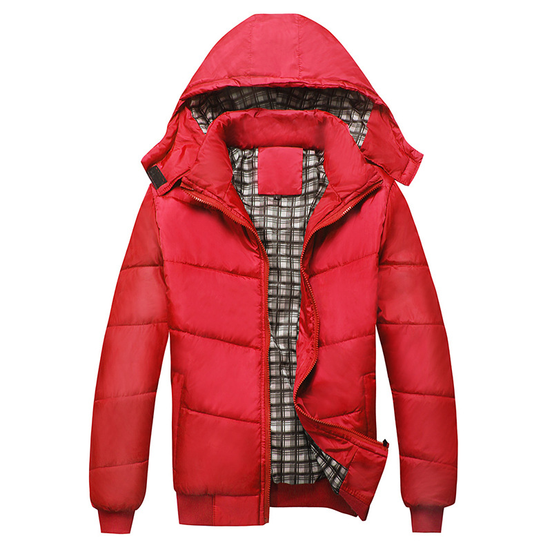 [New] Winter Hooded cotton-padded jacket wish Amazon cotton-padded men's coat for young and middle-aged plus size European and American foreign trade