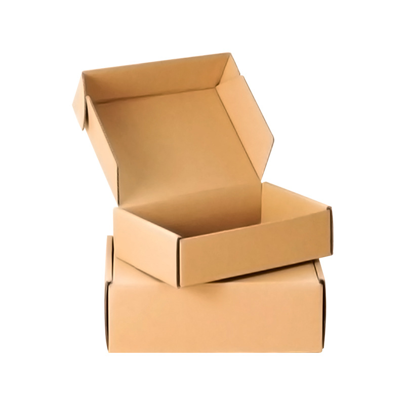 Shenzhen carton factory in stock wholesale T1-T7 aircraft box three layer hard clothing express box kraft carton box