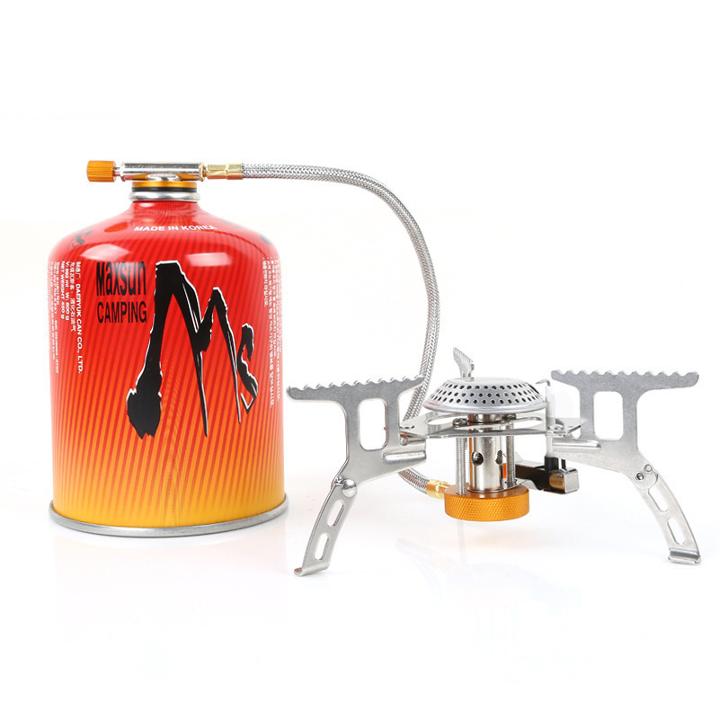 Outdoor Stove Camping Split Windproof Electronic Lighter Camping Stove Picnic Gas Stove Camping Portable Mini Stove