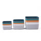 Sundries storage box desktop plastic box cosmetic finishing box kitchen storage box snack storage basket