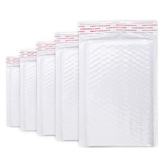 White Pearl film Bubble Bag clothing express bag logistics packaging bag waterproof bubble bag bubble envelope bag wholesale