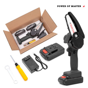 Small rechargeable pruning saw garden logging pruning electric saw Lithium electric chain saw mini electric saw
