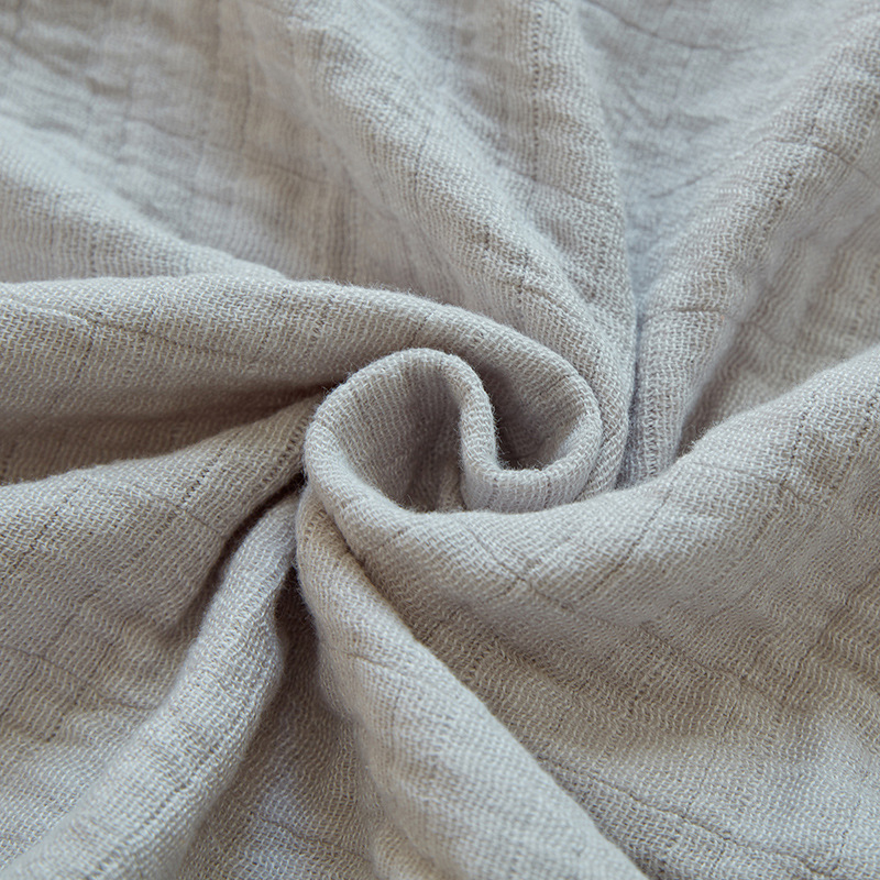 Four-layer Pure Cotton Plain Towel Quilt Single Double Nap Blanket Air Conditioning Sofa Gauze Blanket Office Blanket