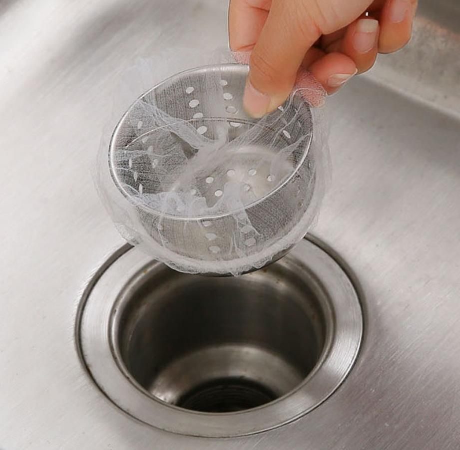 Kitchen sink filter Net anti-blocking pool sundries garbage bag vegetable basin water-proof water cutting bag net 30-100 pieces