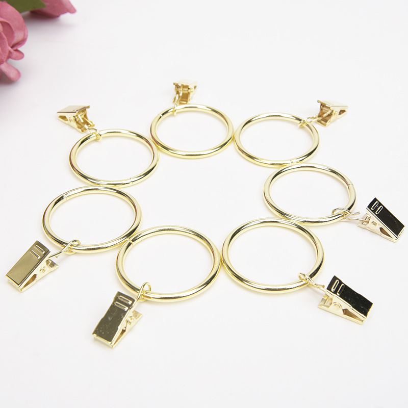 Factory Supply Curtain Hook Curtain Hook Curtain Accessories Curtain Clip Metal Buckle Curtain Ring Cross Border