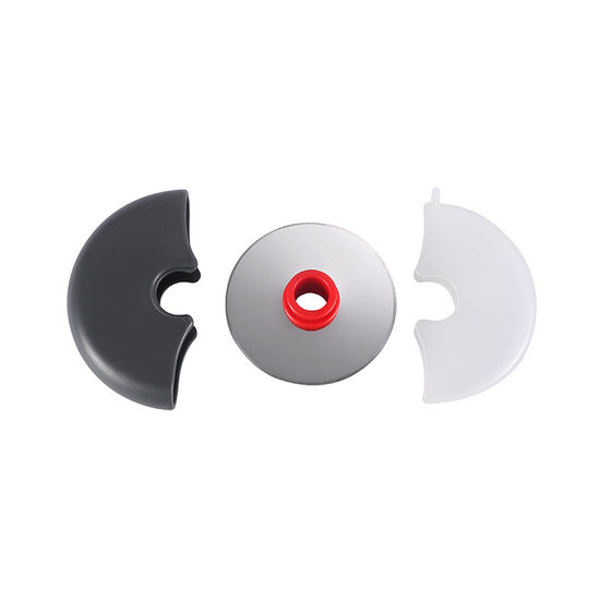 Round Pizza Cutter Roller Bakers Round Pizza Cutter with Protective Cover Removable and Washable Stainless Steel Baking Tools