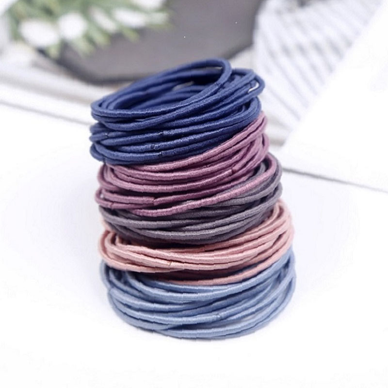 Hair Band Women's Small Hair Band Children's Hair Rope Girls' Baby Rubber Band Does Not Hurt Hair Elastic Hair Accessories