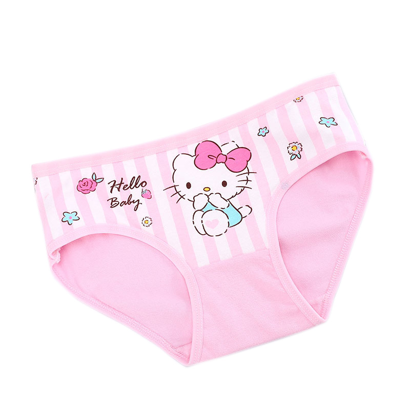 New Triangle Pure Cotton Girls Underwear Cartoon Unicorn Briefs Girls Cotton 3 Angle Underwear Girls Cross Border