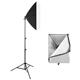 50*70cm soft light box +2 m bracket (excluding bulbs)