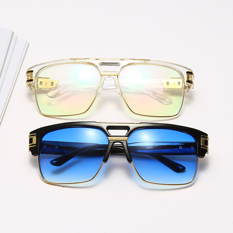 European and American cross-border Star with square sunglasses anti-ultraviolet sunglasses trend female male glasses dita