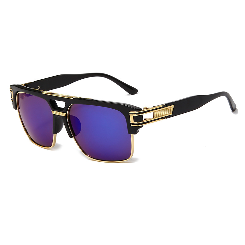 European and American cross-border Star with square sunglasses anti-ultraviolet sunglasses trend female male glasses dita