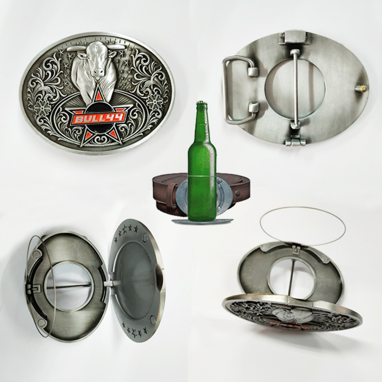 Cross Border Outdoor Picnic Eagle Classic Beer Belt Buckle Beer Belt Buckle Cross Convenient Bottle Rack