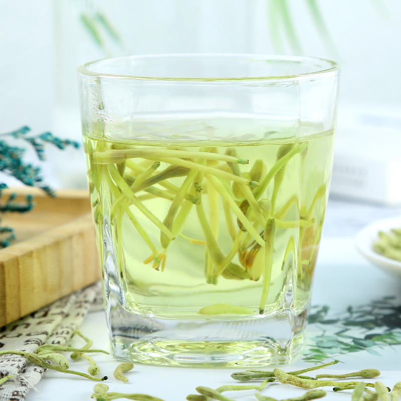 Henan Fengqiu Honeysuckle Bulk Canned Scented Tea Honeysuckle Dried Flowers New Honeysuckle Tea 500g