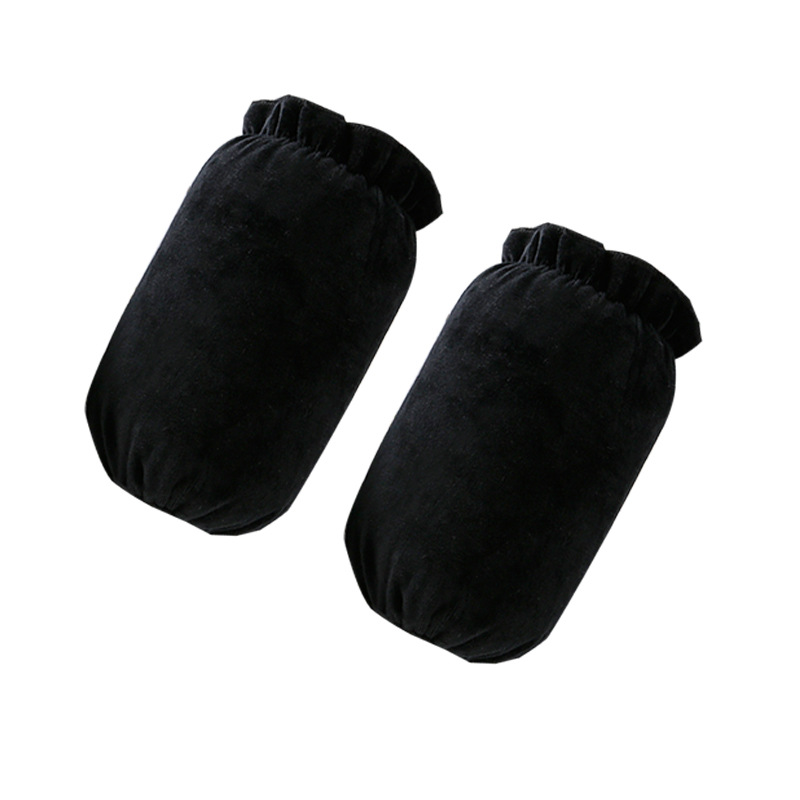 Plush sleeve women's short autumn and winter solid color candy color children's sleeve adult work anti-fouling sleeve men's wholesale