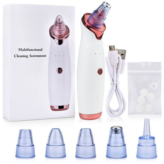 Cross-border new blackhead removal device display USB charging Pore Acne cleanser pore cleaning beauty instrument