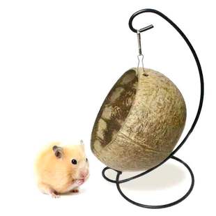 Hamster toy guinea pig golden bear hanging nest cotton nest bedroom coconut shell nest swing Shaker warm rattan nest wholesale