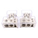 Silver belt transparent cover pair
