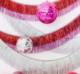 Factory in stock two-color thick rain silk curtain background wall silver tassel birthday party wedding decoration flower wholesale