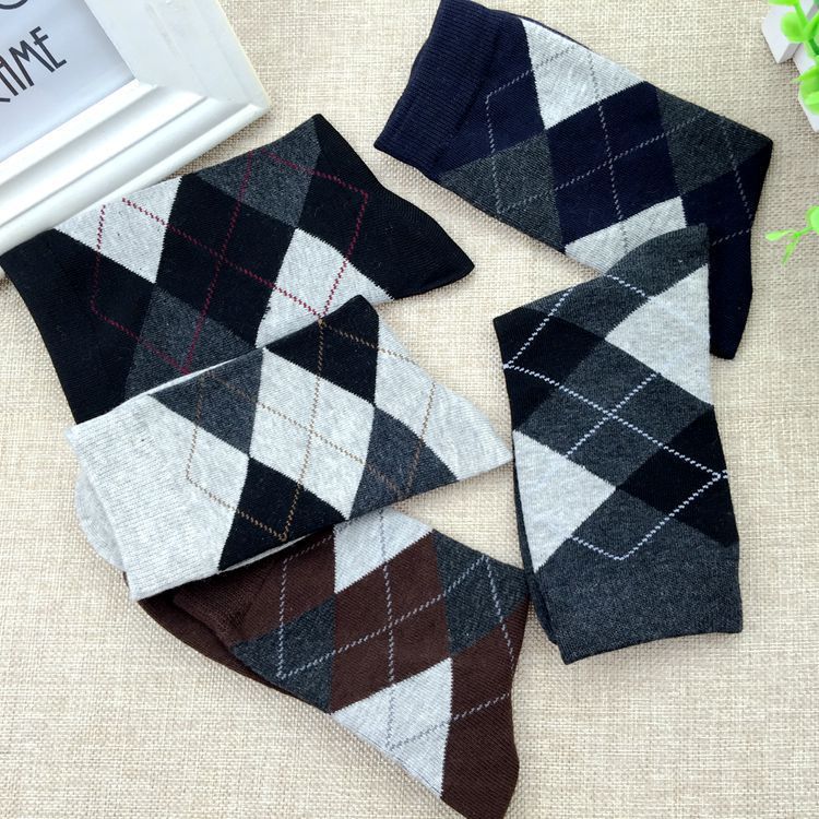 Factory direct autumn and winter business men's socks casual warm thick cotton socks men's socks wholesale
