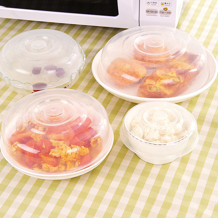 Fresh-keeping Cover Bowl Cover Plate Cover Special Cover for Microwave Heating Heat Preservation Cover for Hot Rice High Temperature Resistant Dish Cover for Hot Dish Cover
