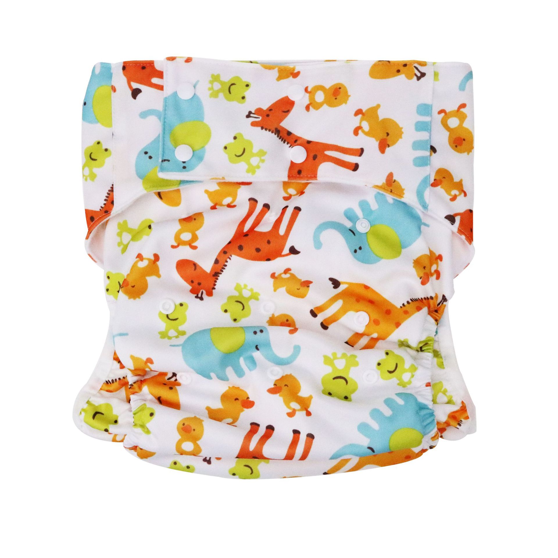 Adult snap button cloth diaper printing increase diaper pocket washable breathable leak-proof adult care products a generation of hair