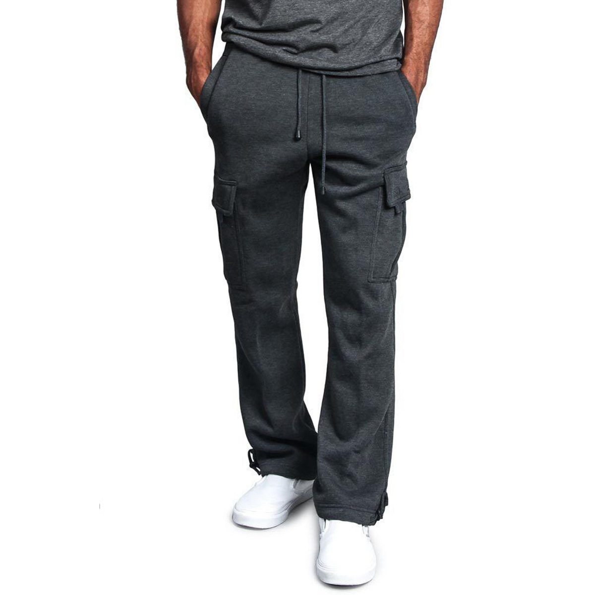 Men's New Multi-Pocket Workwear Pants European and American High Street Trendy Brand Retro Casual Leg Trousers Men's Cross-Border Generation Pants