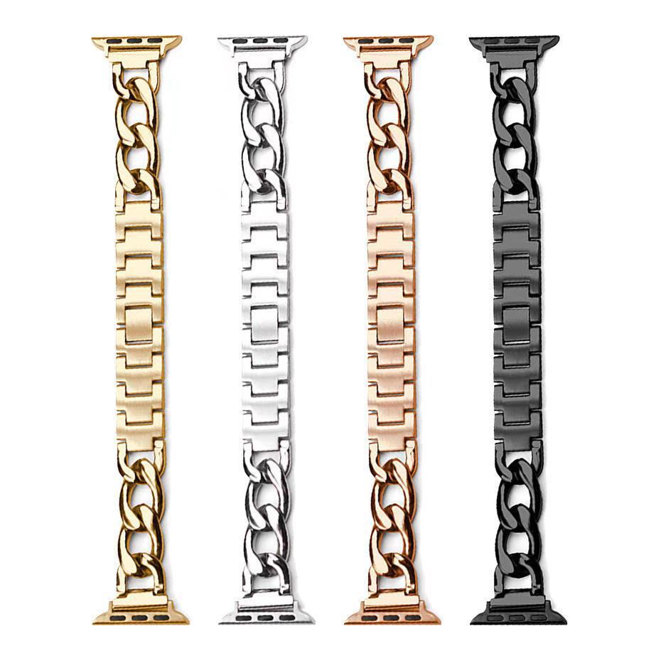 For apple watch apple/Samsung/22mm Resin Strap Metal Single Denim Chain Smart Strap
