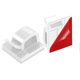 White small square [gray acrylic adhesive]]
