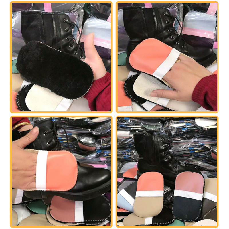 Imitation sheep plush shoe gloves manufacturers wholesale clean leather shoes car multifunctional polished gloves shoe polish shoe polish