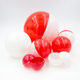 Cartoon classic red and white ball funny egg coin-operated egg twisting machine universal assembled toy Christmas lucky egg twisting machine