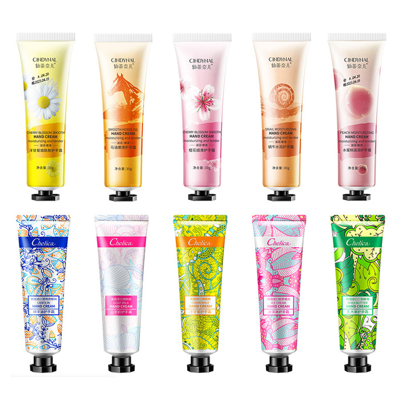 Cindy Nell Autumn and Winter Hand Cream Dry Cracking Peach Plant Fragrance Hand Cream Vaseline Small Branch Factory Outlet