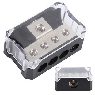Car audio horn modified power cord ground wire splitter T-type one-four splitter