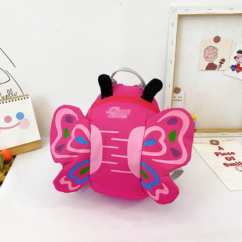 New Kindergarten Small Schoolbag Cute Butterfly Baby Girl Anti-lost Backpack Fashion Baby Backpack
