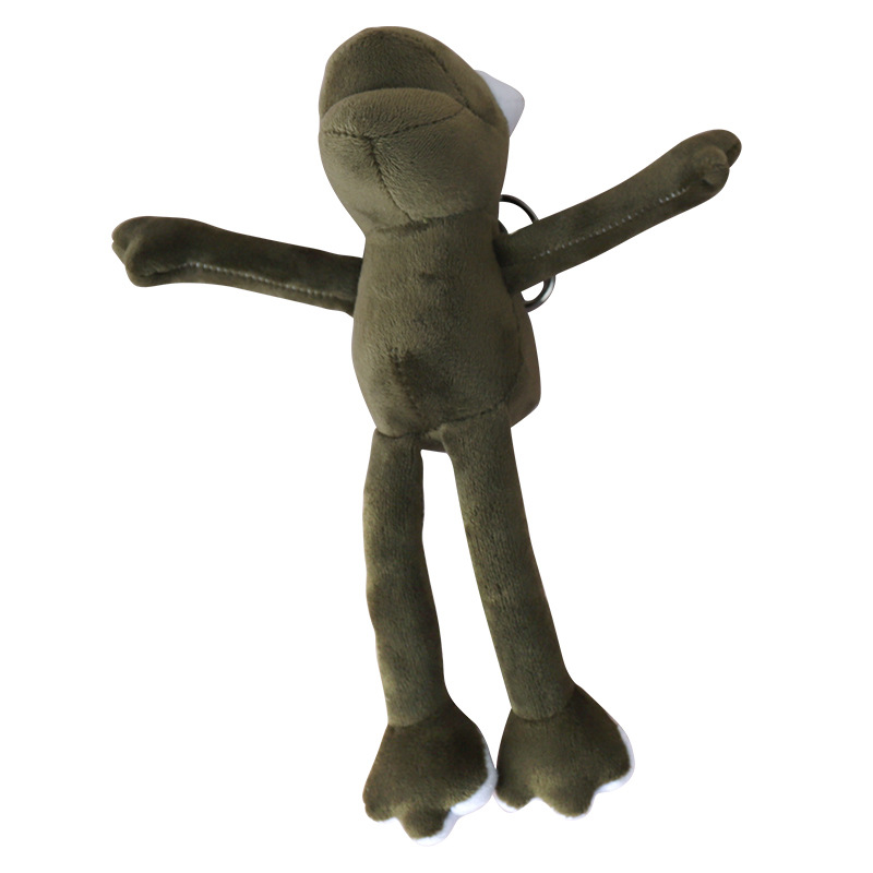 Factory wholesale frog pendant keychain long legs frog Sesame Street doll cute cartoon pendant bag pendant