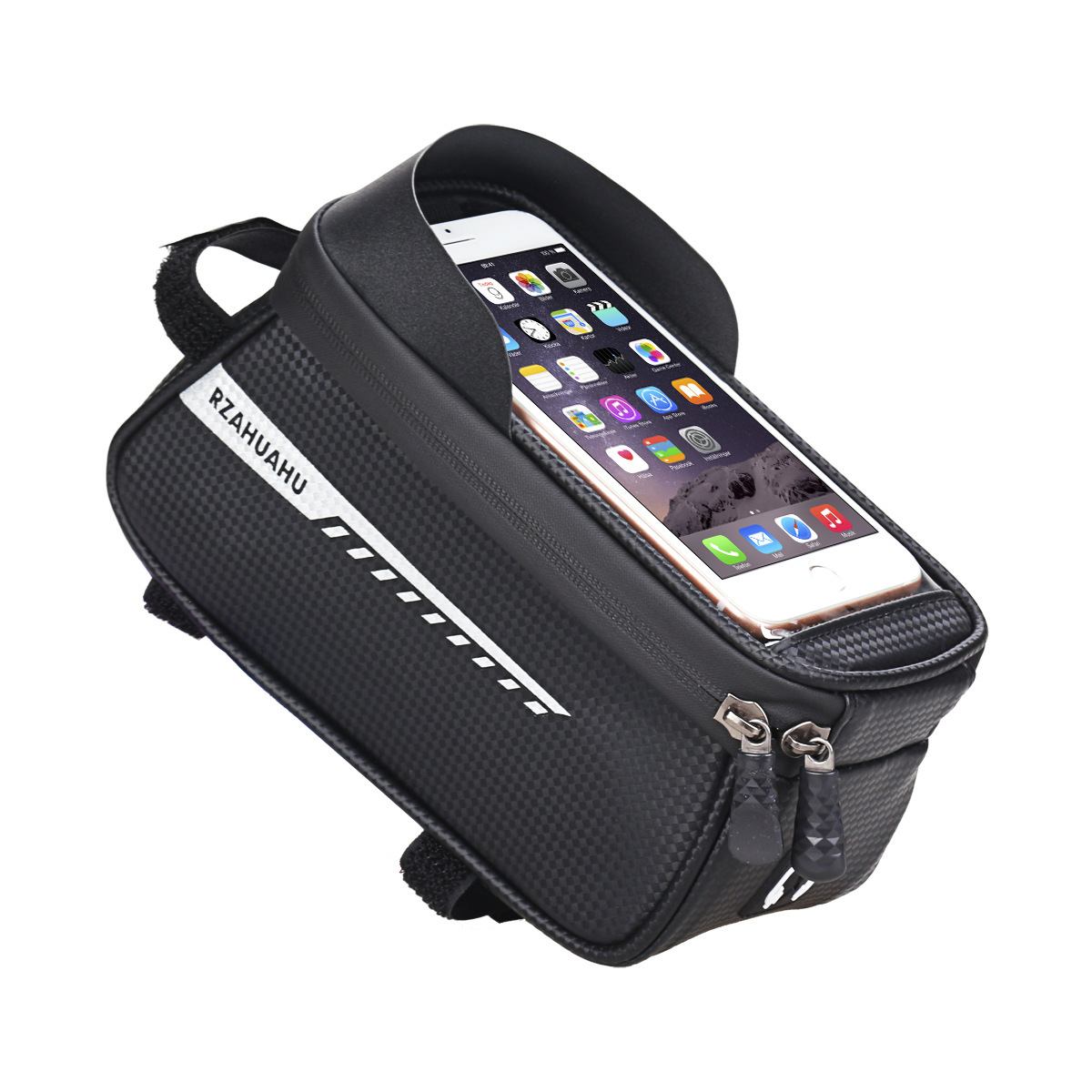 Wholesale mountain bike bicycle upper tube bag beam bag car tube bag mobile phone touch screen bag riding equipment
