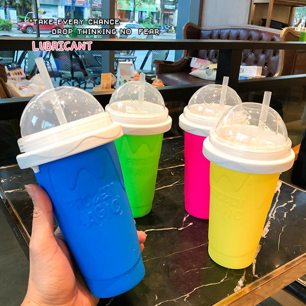 Net red homemade smoothie cup a kneading into an ice Cup Cup a shake fast cooling cup ice trembles the same style change kneading Cup