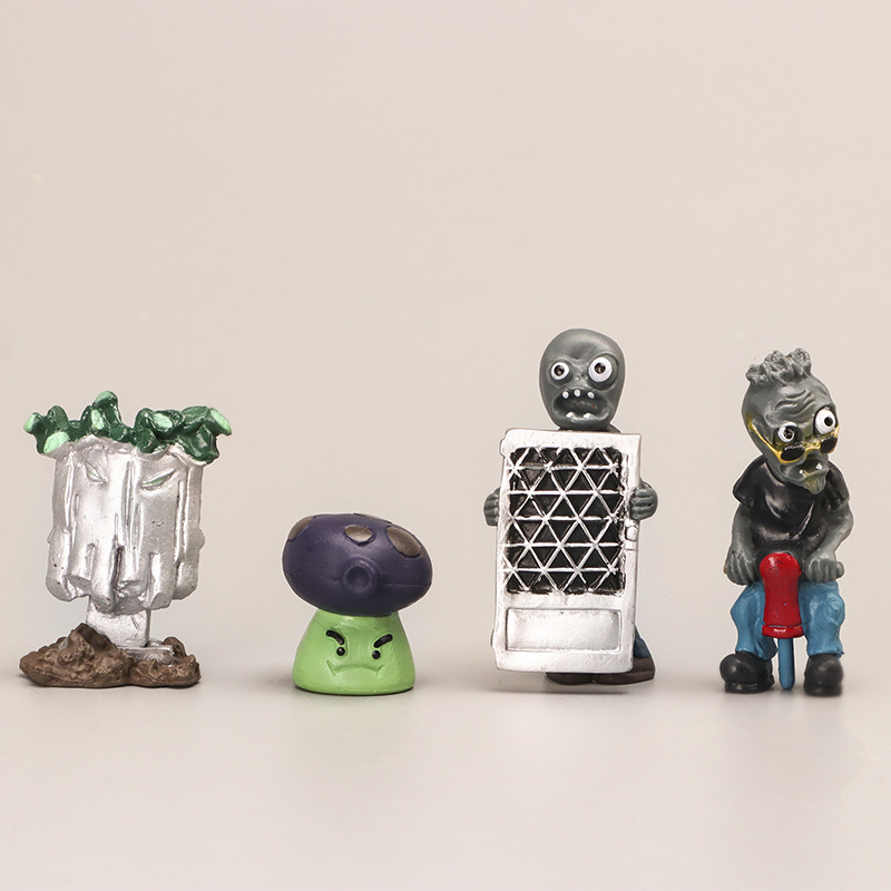 5th generation 8 Plant vs Zombie hand-made game doll two-dimensional toy gift decoration model factory wholesale