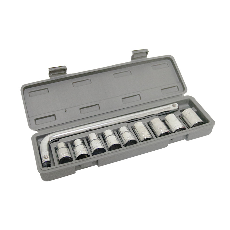 10-piece sleeve suit mechanical repair auto repair tool 1/2 household combination hardware auto repair suit set