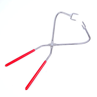 Pottery Tools Clay Clamp Glaze Blowing Clamp Glaze Dip Glaze Glaze Blowing Clamp Clamp Red Handle Clamp