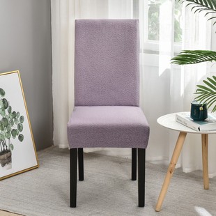 Seersucker waterproof chair cover cross-border solid color chair cover manufacturers four seasons general hotel dining table dirty chair cover