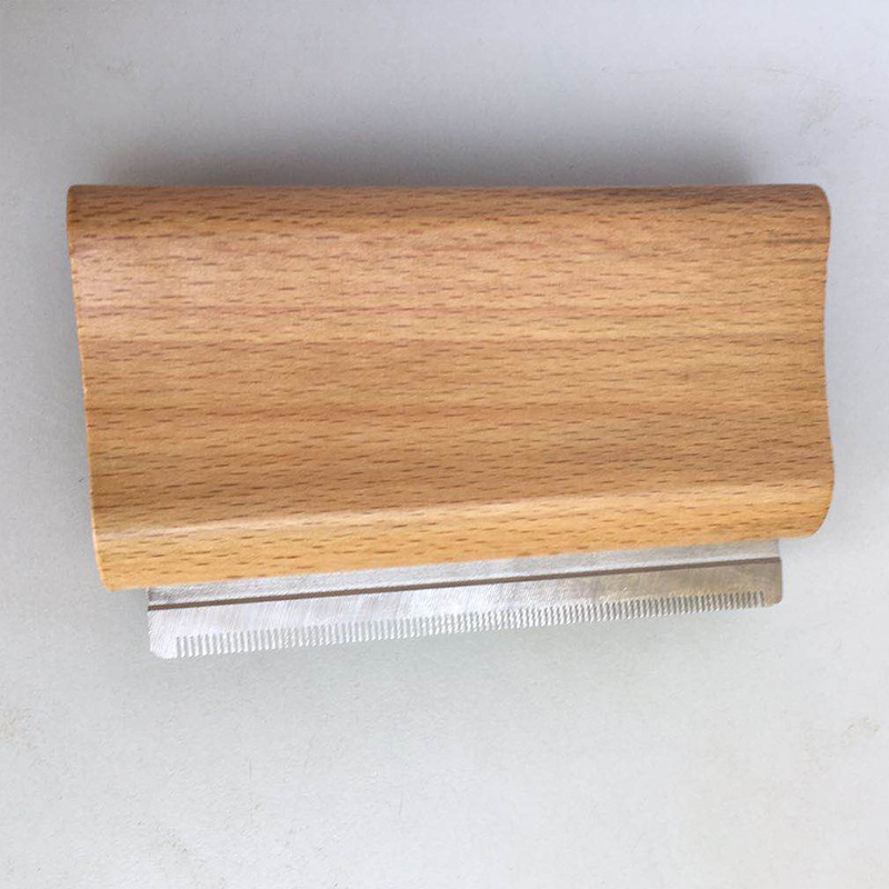 Pet hair removal comb dog hair withdrawal comb Wood Horse brush equestrian scraper horse brush horse room supplies harness