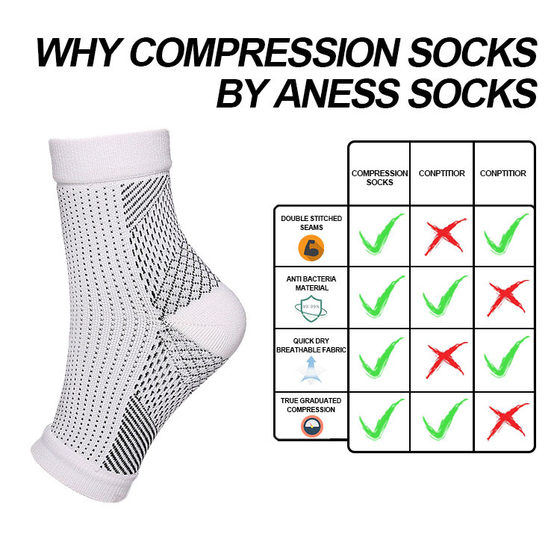 Cross-border Autumn Sports Running Pressure Socks Socks Cover Sweat Absorbing Breathable Compression Socks Socks Full Open Toe Ankles Stingy Socks