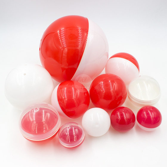 Cartoon classic red and white ball funny egg coin-operated egg twisting machine universal assembled toy Christmas lucky egg twisting machine