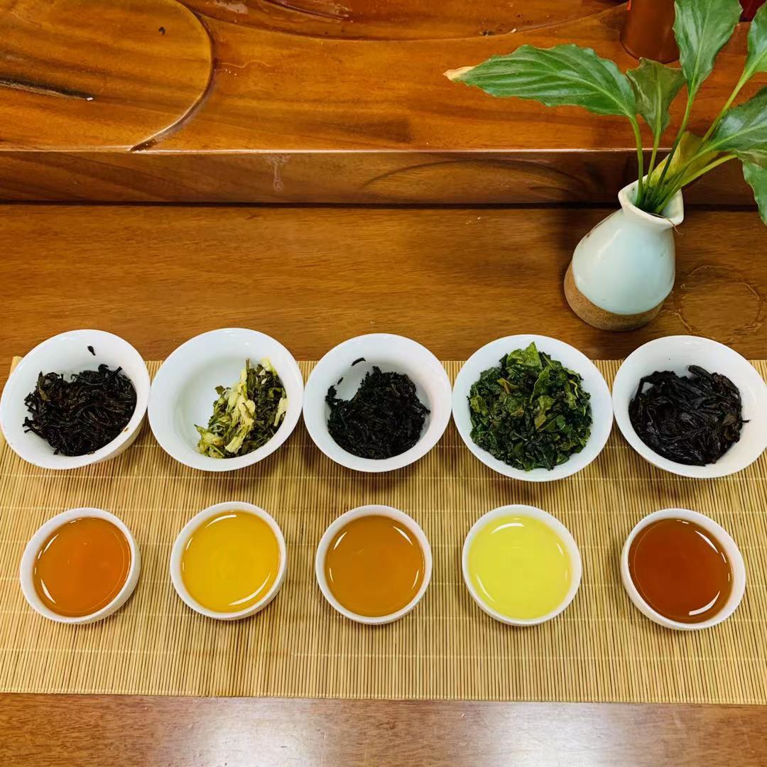 Wholesale tea drink tieguanyin oolong tea green tea black tea jasmine tea dahongpao white tea independent packaging