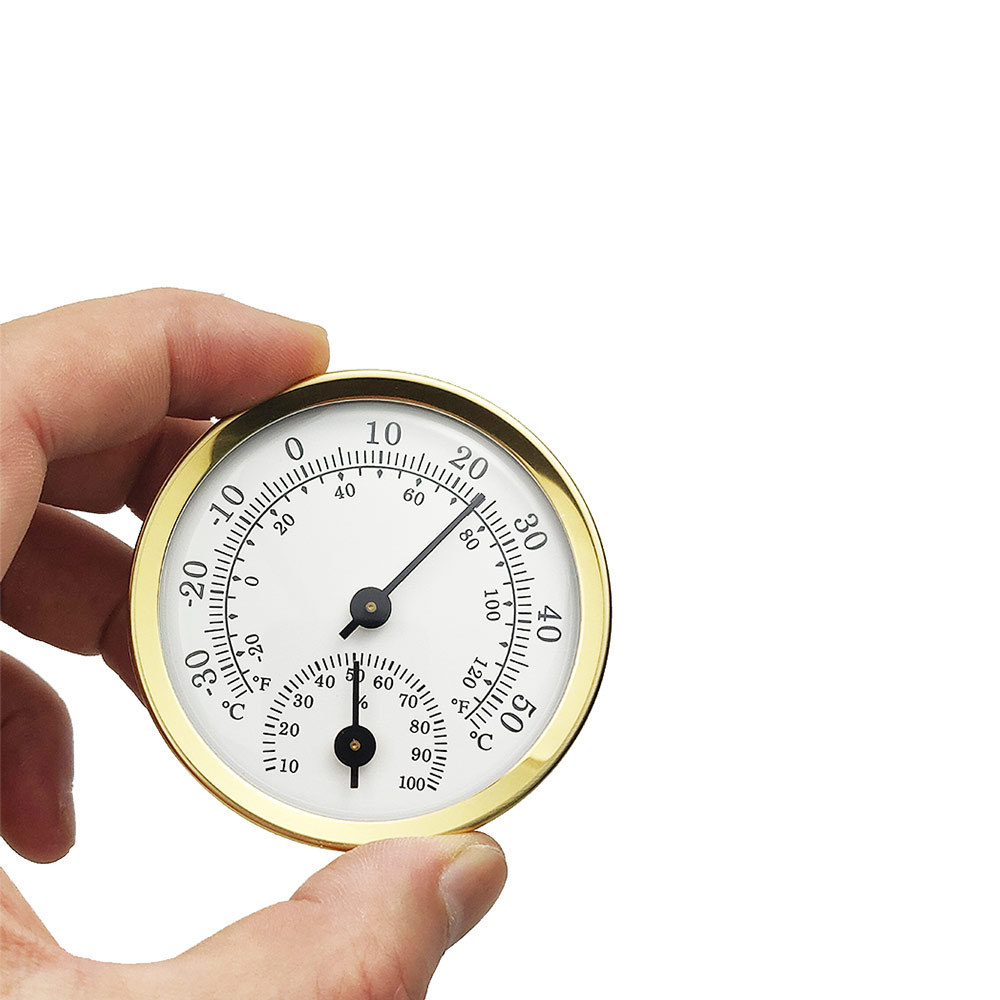 Cross-border household indoor thermometer mini electronic hygrometer battery-free pointer type high-precision meter tool